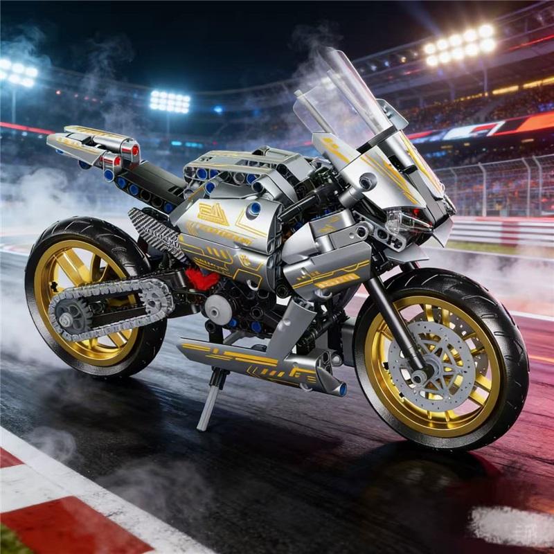 2026 новый 1000RR механические компоненты сложная модель мотоцикла 500 шт. пазл сборка конструктор игрушка подарок мальчику