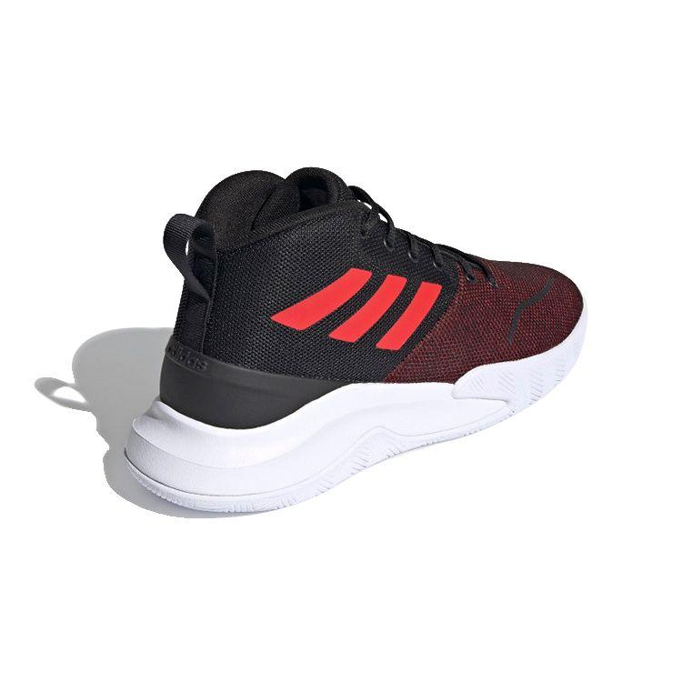 Adidas Own The Game Черные ярко-красные мужские кроссовки Core-Black Cloud-White FY6008