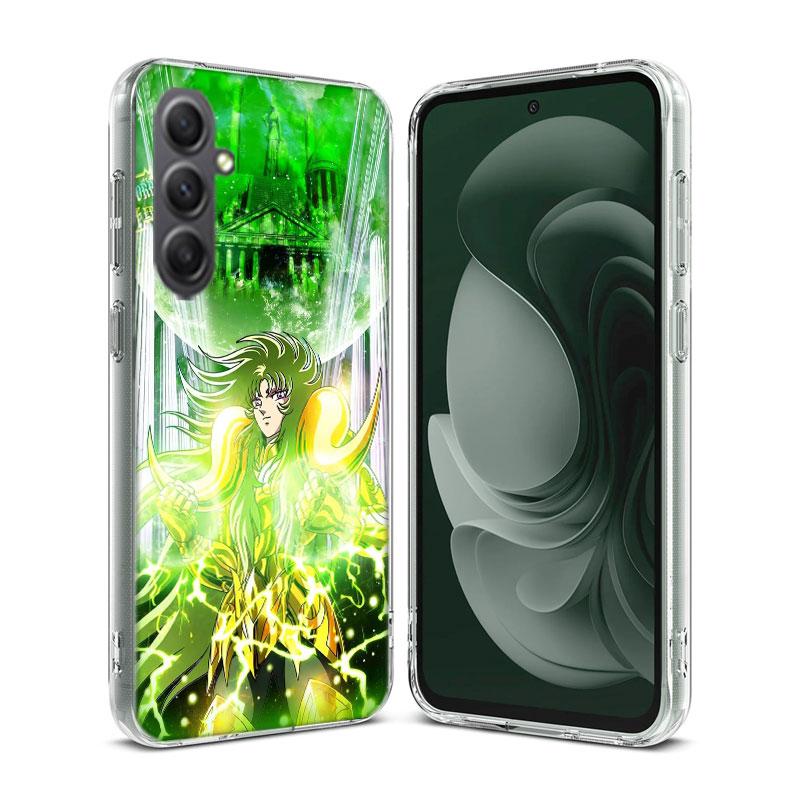 Saint Seiya Knights Of The Zodiac Phone Case for Samsung A16 A26 A36 A56 A17 A37 A57 A07 A06 A02S A03 A04S A05S Galaxy Note 20 1