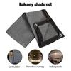 85% Black Shade Cloth Durable Mesh Cover Taped Edge With Grommets Garden Sun Shade Netting for Plants Greenhouse Patio Canopy