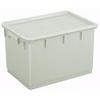 TONBO Shinki Gosei Square Pickle Container with Lid, Model 54, Gray, 40cm W X 56.5cm D X 34cm H, Made In Japan