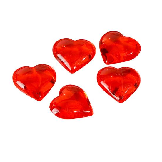 250 шт. акриловые искусственные хрустальные полупрозрачные сердца в форме сердца искусственные драгоценные камни наполнитель для вазы