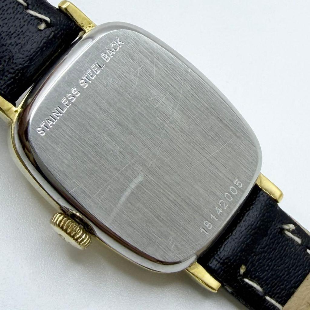 Б/у [Новый ремешок в эксплуатации] Золотые женские часы LONGINES с циферблатом