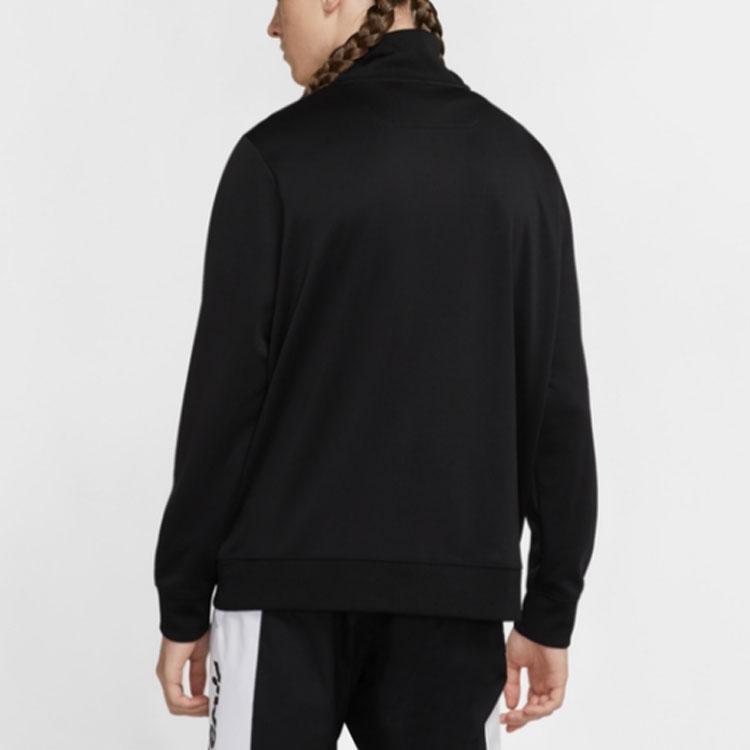 Nike Куртки Мужские Черные Стойка Умеренные Рабочая одежда CU4169-010