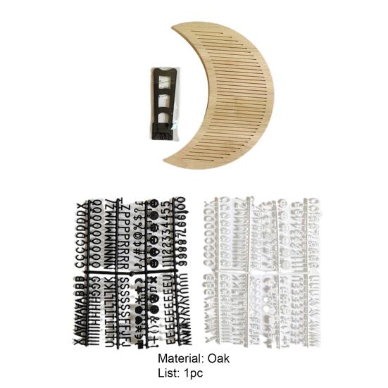 Доска объявлений Современная сменная легкая деревянная доска объявлений Луна Деревянная доска из фетра Деревянная доска для писем для детской комнаты