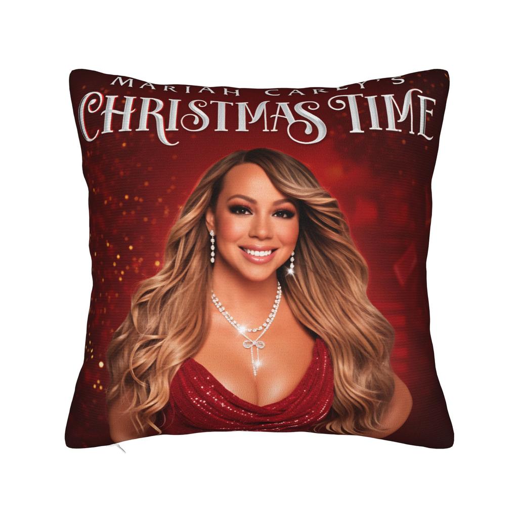 Mariah Carey Christmas Pillow Case Soft Pillow Cover Morden Pillowcases For Living Room Chair