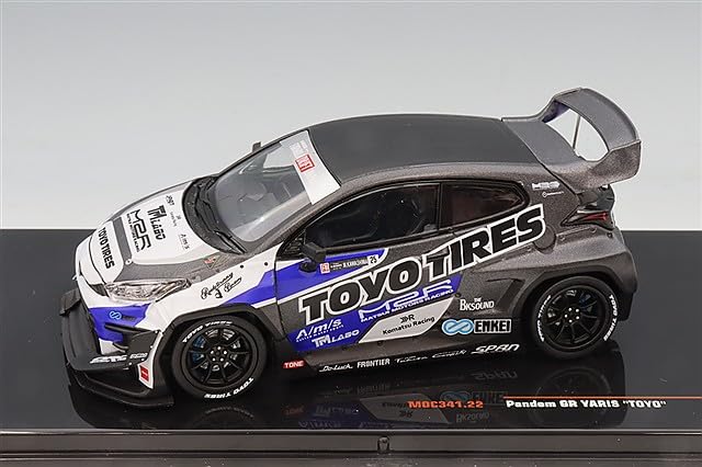 Kokusai Boeki ixo Pandem GR Yaris TOYO Готовая модель MOC341 1/43