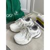 Spring New Mesh Casual Sports Shoes Platform Running Dad Shoes 1599