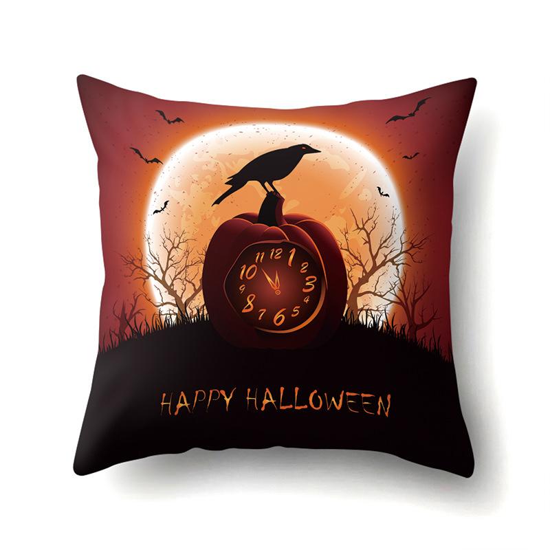 Хэллоуин Наволочка Подушка для поясницы автомобиля Тыква Чехол для диванной подушки Офис Дом Гостиная Наволочка