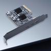 USB 3.1 10 Гбит/с Gen 2 Карта-расширитель Riser Контроллер ASM3142 Два порта USB-C Док-станция Порт TYPE-C Адаптер-док для монитора Карты