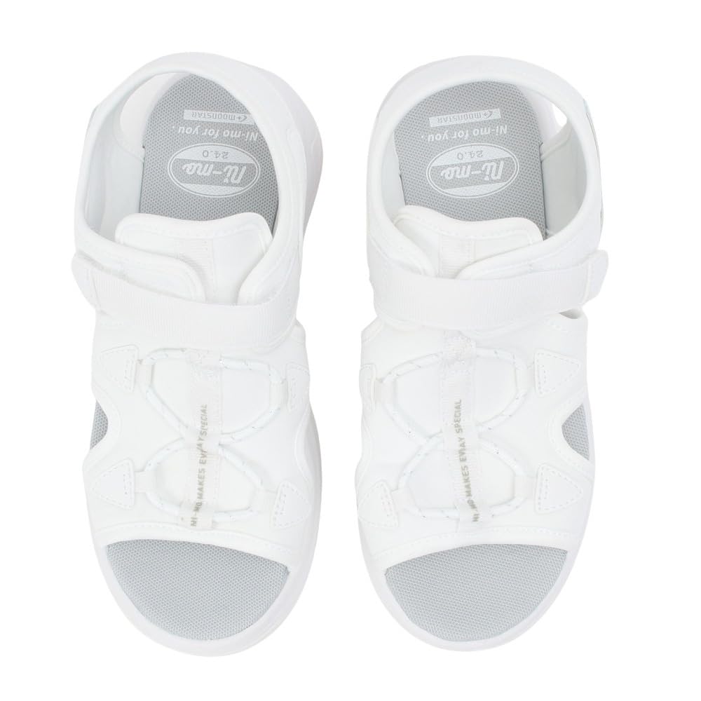 Сандалии NM J107 для девочек белые см 2E [Moonstar] 24.0