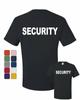 Security Unisex T-shirt Bouncer Police Event Staff Uniform Guard
