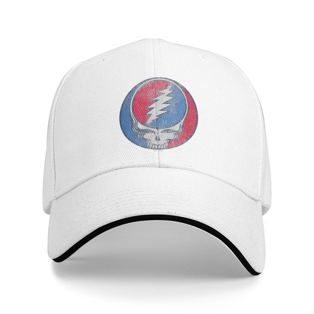 Grateful Dead Your Face Casual Baseball Cap Hunting Camping Trucker Hat Spring Sun Visor Men Adult Classic Snapback Cap
