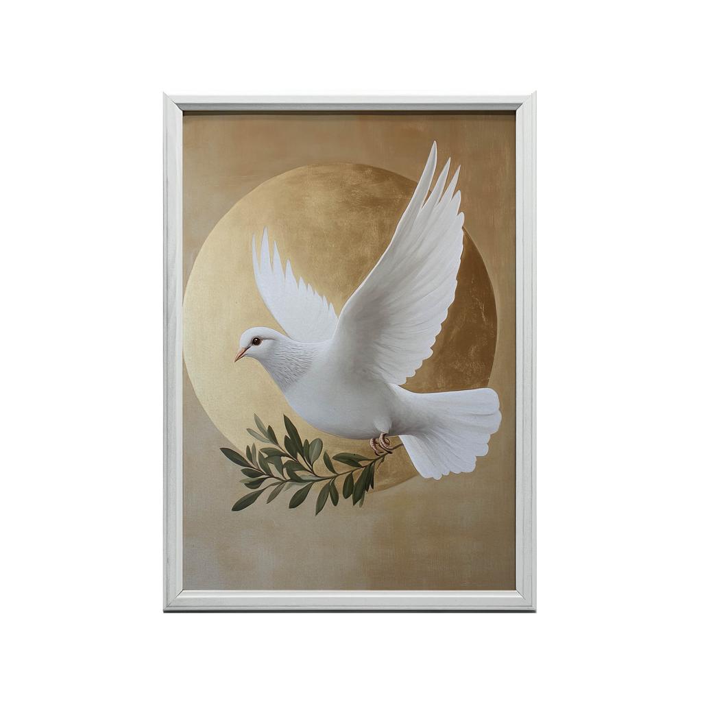 Symbol Ducha Świętego Symbol Ducha Świętego, 50X70 Cm, Bez Ramy, Płótno Premium Na Blejtramie