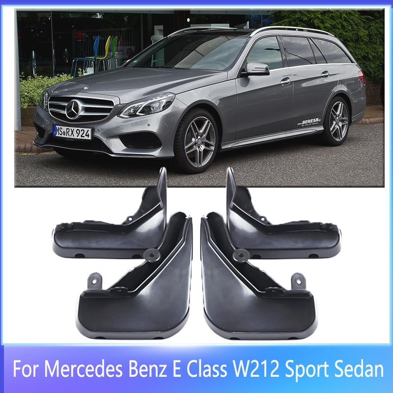 Для Mercedes Benz E Class W212 Sport 2010 ~ 2016 Брызговики Брызговики Автомобильные аксессуары Обновление 4x двигателя