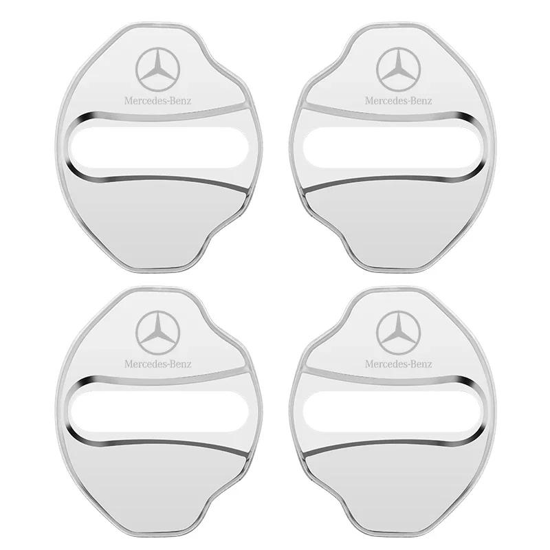 AAVF1 For Mercedes Benz GLB 2019-2023 Car Door Shock Absorber Door Lock Protector Auto Door Lock Latches Cover Accessories