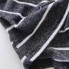 Женская полосатая лонгслив с круглым вырезом, новый дизайн для весны и осени, свободная базовая футболка