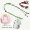 Adjustable Leather High Elasticity Neck Straps Reading Glasses Chain Anti-lost Face Mask Lanyards