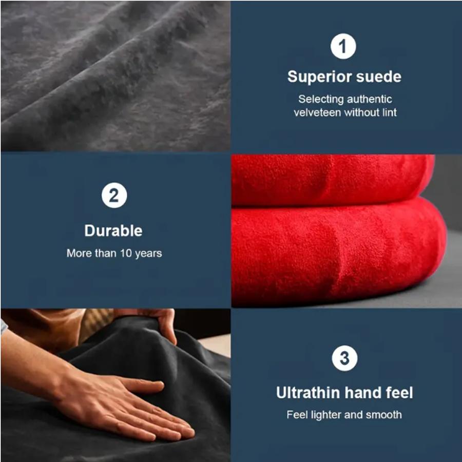 2Pcs Universal Car Steering Wheel Cover Winter Suede Anti-skid Plush Steering Wheel Booster Cover Protection Kit Car Accessories