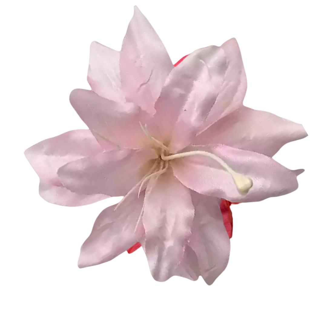 Bohemian Unique Flower Shaped Large Hair Clip Artificial Lily Hair Barrettes Hair Adornment Hair Ornaments