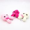 Cute Bow Tie Rabbit Plush Toys Small Pendant Doll Creative Mini Soft Stuffed Conjoined Beauty Toy Dolls For Kids Gifts 12CM