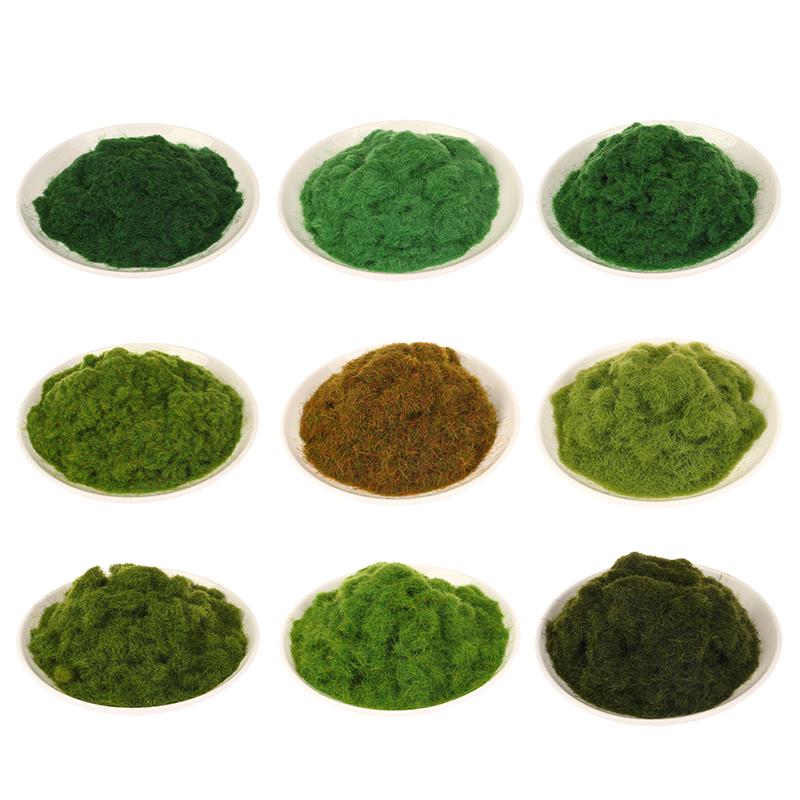 3/5 мм травяной флок порошок для искусственной местности игры ландшафтные аксессуары искусственная трава песок стол модель железная дорога макет