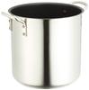 Commercial Use Induction Teflon Select Dimension Pot 24cm IH Compatible Stainless Processed Inside AZV7803 (Murano) 18-8 Steel/Teflon