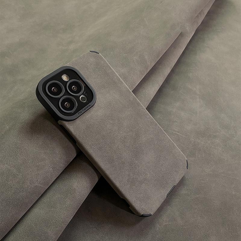 Чехол из замшевой плюшевой кожи для iPhone 16 15 14 Pro 13 12 11 Pro Max XR XS X 7 8 Plus SE 2022, роскошный силиконовый противоударный защитный чехол для объектива