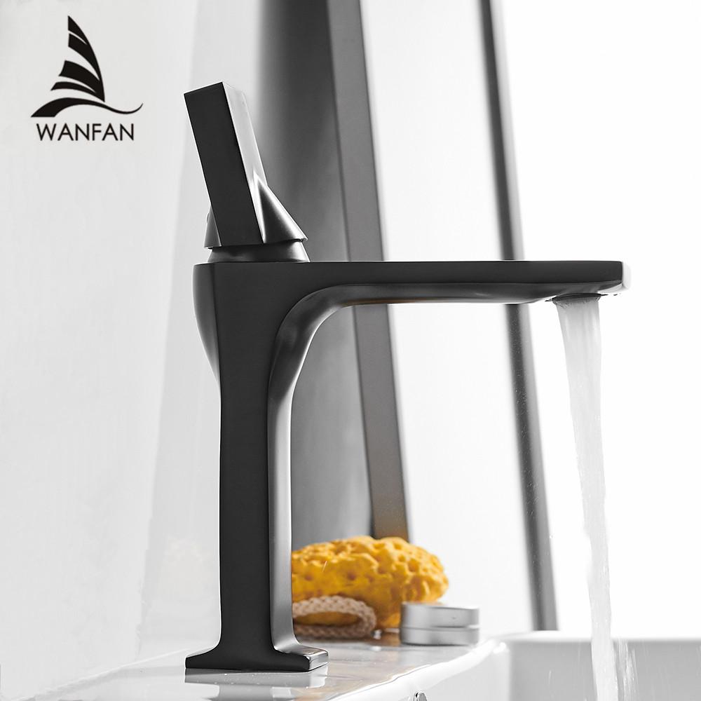 Basin Faucets Elegant Bathroom Faucet Hot and Cold Water Basin Mixer Tap White Finish Brass Toilet Sink Water Crane 855809W