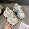 Ins кампус сетка папины кроссовки женские 2025 весна и лето новые на толстой подошве универсальные дышащие легкие повседневные спортивные кроссовки прилив