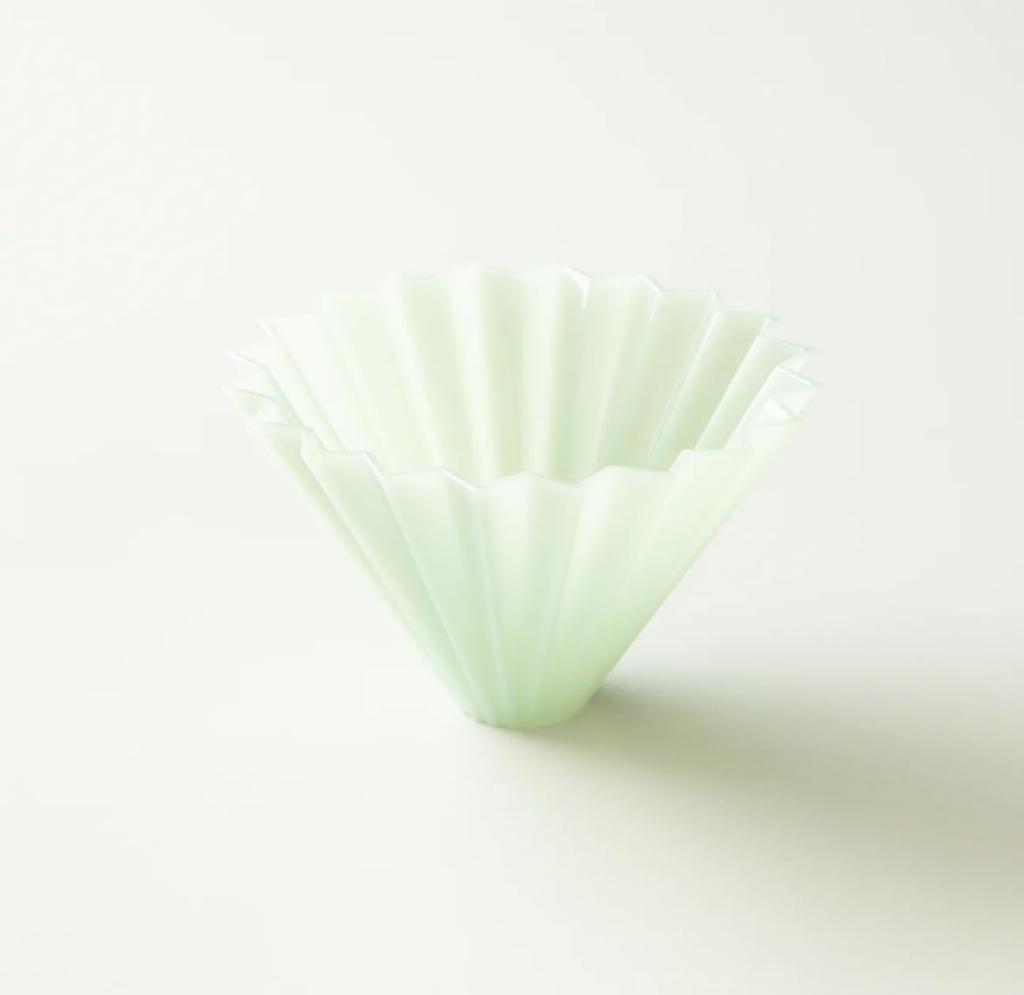ORIGAMI Air Medium Dripper Made In Japan Resin Origami Air Dripper (Medium, 3-4 Cups) (Matte Green)