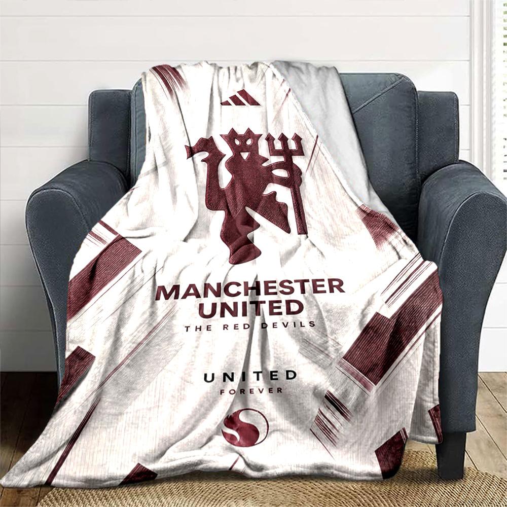 Manchester Blanket Ultra-Soft Perfect for Bedding Couch Office Chair for All Occasions Modern Style Gifts For Family Or Friends