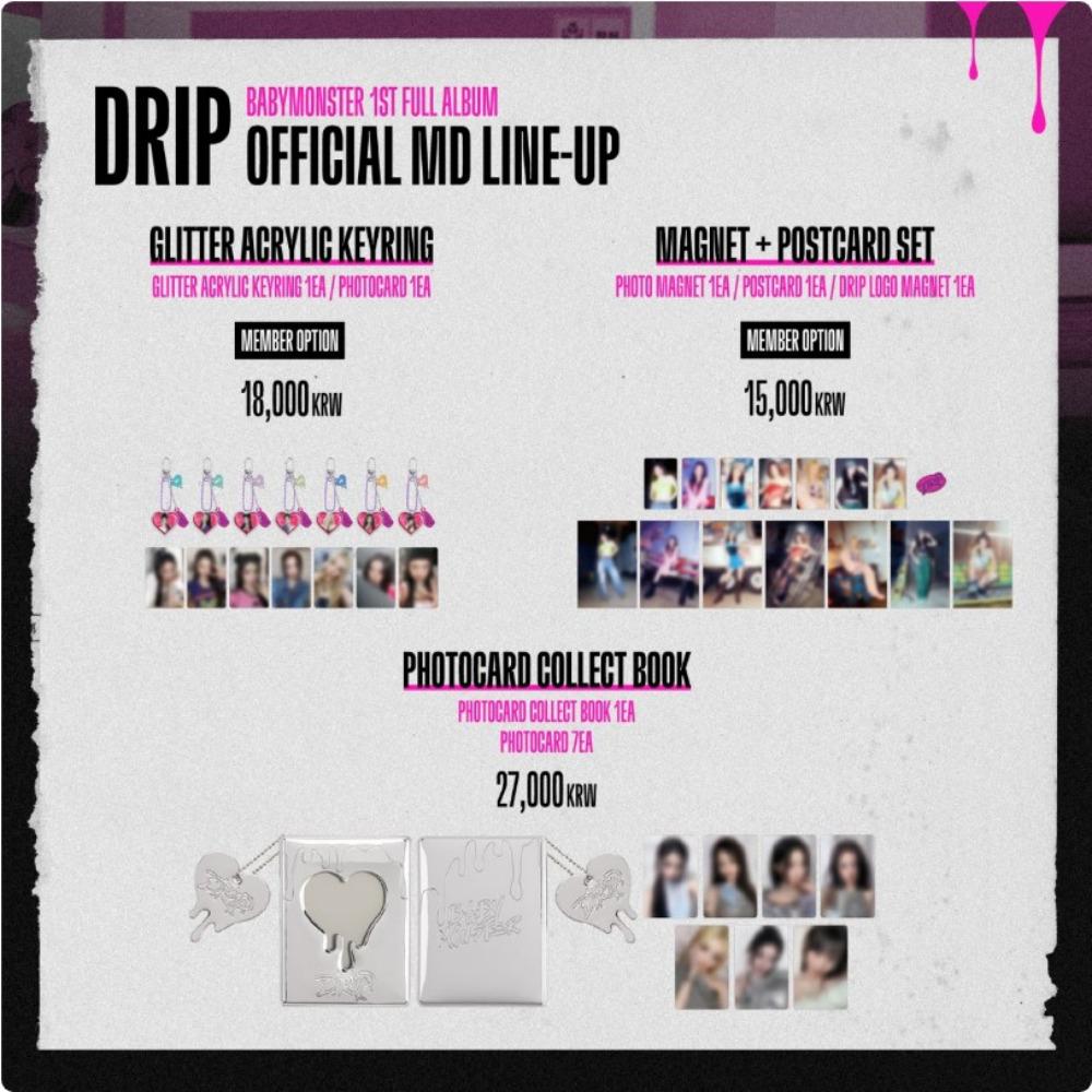 BABYMONSTER [DRIP] ОФИЦИАЛЬНАЯ ФОТОГРАФИЯ MD COLLECT Книга