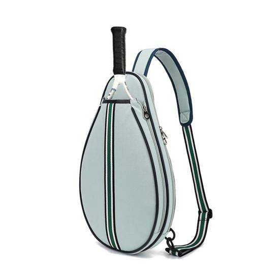 Теннисная сумка Большая вместимость Теннисный рюкзак с лямкой через плечо Водонепроницаемая сумка для ракеток через плечо для тенниса, бадминтона, пиклбола