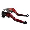 Motorcycle Brake and Clutch Levers Set and for Ninja Z125 and Other Models 4 and Telescopic Adjustable (Left Right) 250/R/SL, Z250/SL, PRO, D-Tractor,