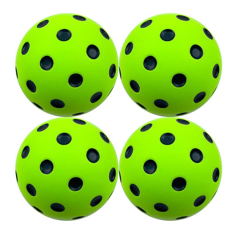 1/3Pcs Durable Indoor Pickleball Balls 74Mm Training Paddle Ball Pu Foam Pickleball Soft Silent For Competition And Practice