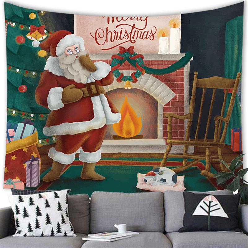 С Рождеством мультфильм снеговик трансграничная поставка гобелен настенное одеяло