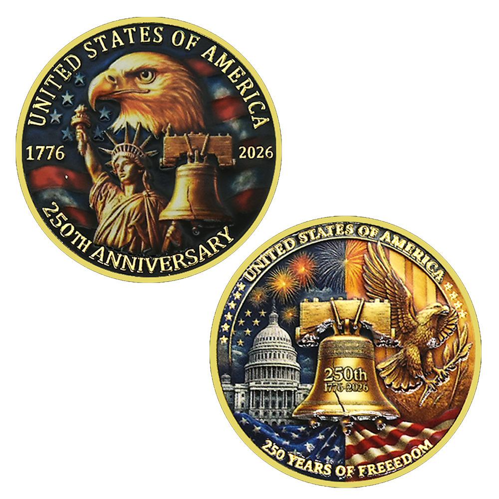 21 commemorative coins for the 250th anniversary of the founding of the United States, Statue of Liberty medal relief commemorative medal