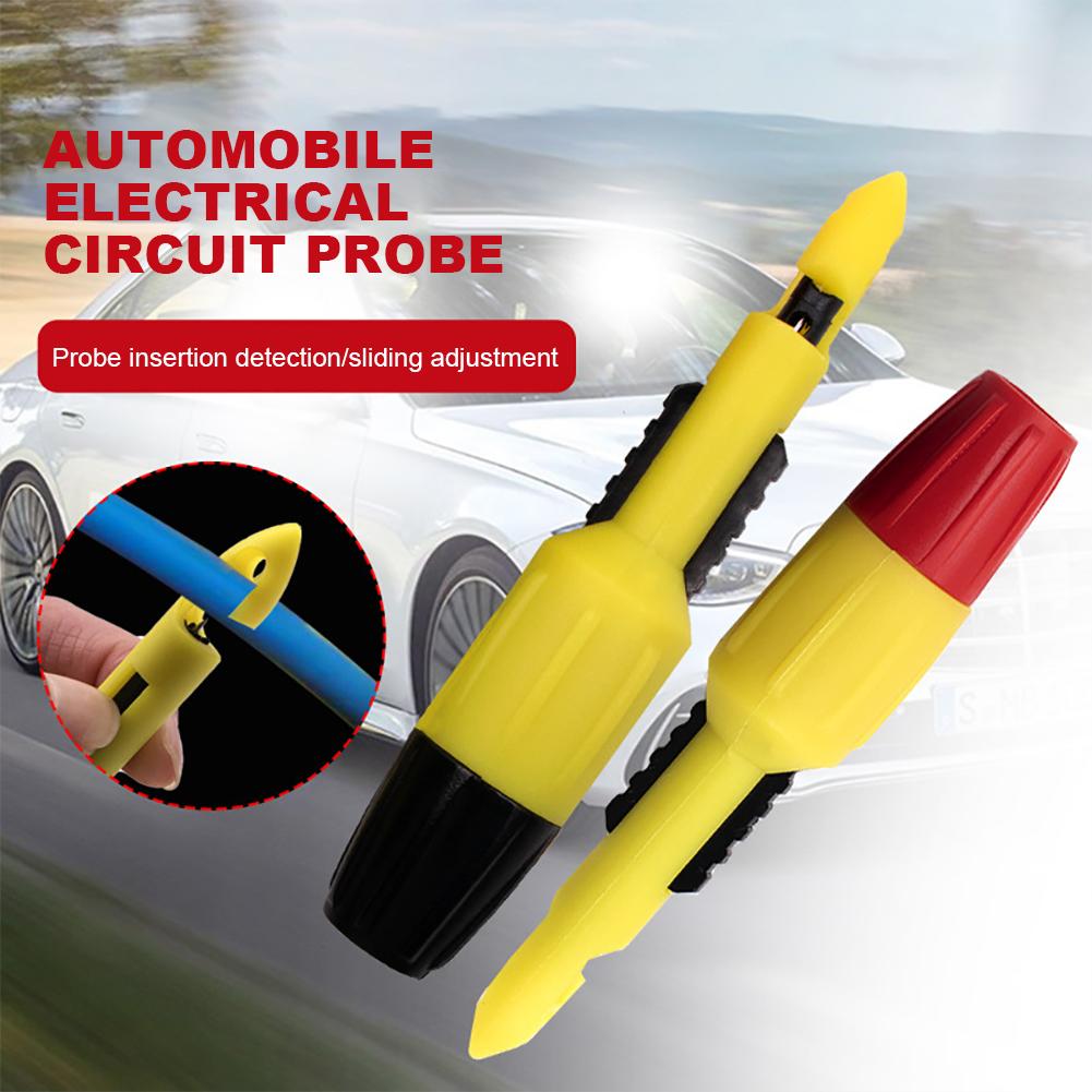 Insulation Wire Red Black Voltage Circuit Tester Plastic Electronic Voltage Circuit Tester 96mm for Car for Electrical