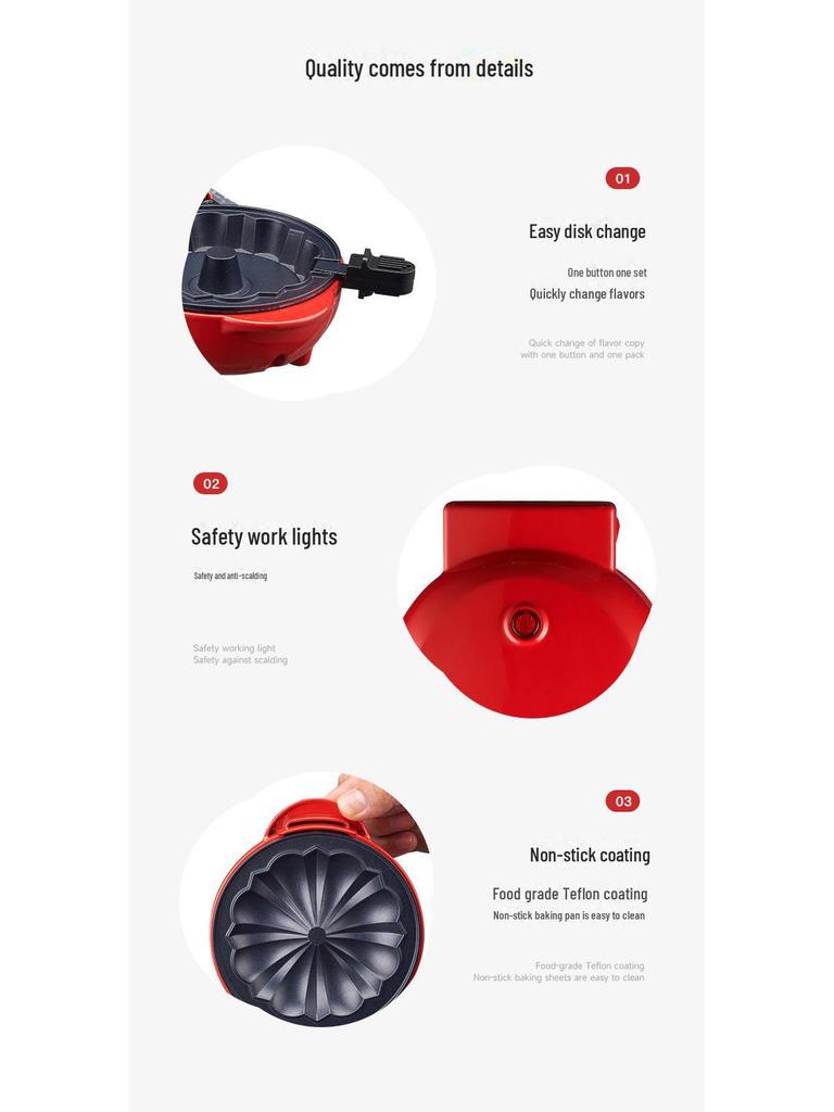 Мини-печь для кексов и хлеба - тостер и хлебопечка для домашнего завтрака