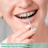 100Pcs/Box Interdental Silicone Brushes Dental Toothpicks Brush Between Teeth With Thread Oral Cleaning Tools