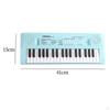 Children Piano Instrument Toy Musical W/Mic Portable Multifunctional 37 Keys Electronic Kids