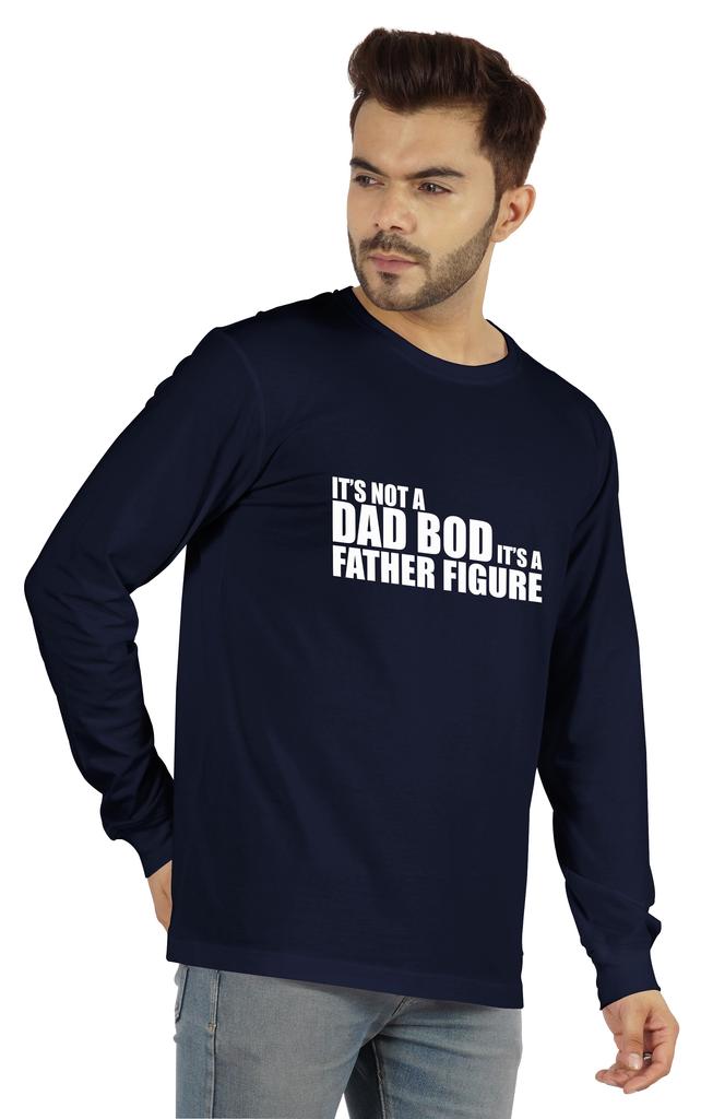 Inkmeso Мужская футболка It's Not A Dad Bod It's A Father Figure Смешные цитаты Папочка футболка