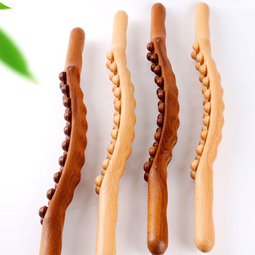 8/20/31 Beads Household Gua Sha Massage Stick  Lymphatic Drainage Tools
