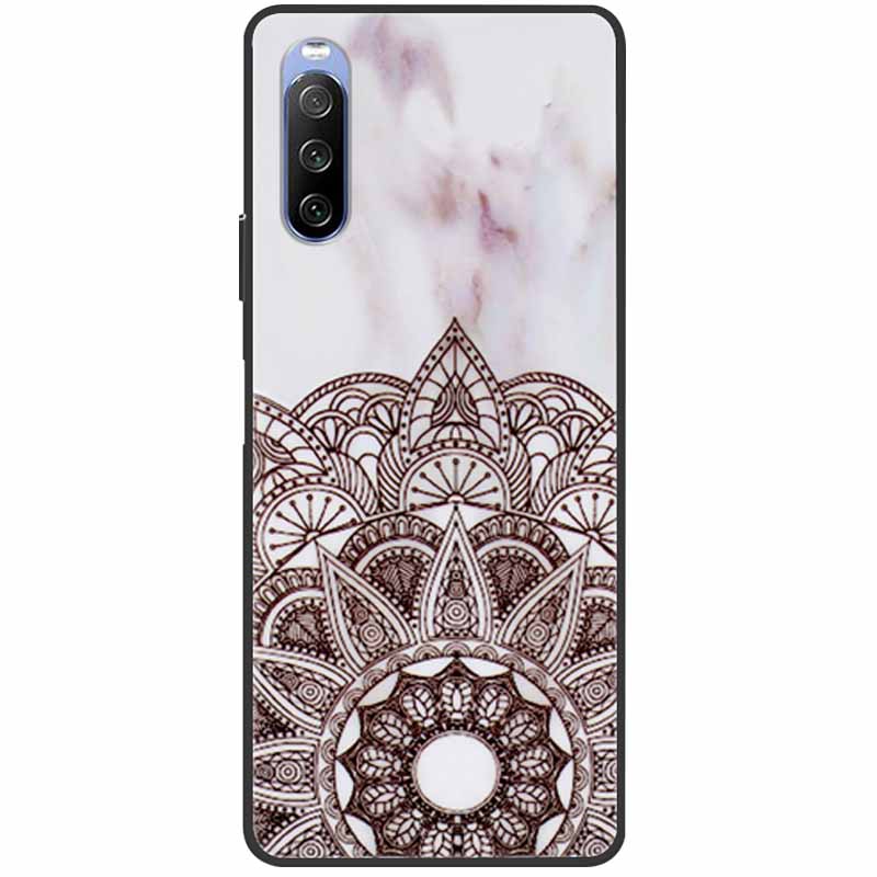 Мягкий чехол для Sony Xperia 10 III Case 5 III Мягкий силиконовый Черные чехлы для Sony Xperia 1 III / Xperia1 XZ4 Чехлы Крутой Мрамор