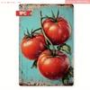 Metal Sign Vintage Fig Branch Metal Wall Art Rustic Botanical Decor with Ripe Figs  Leafy Sprigs