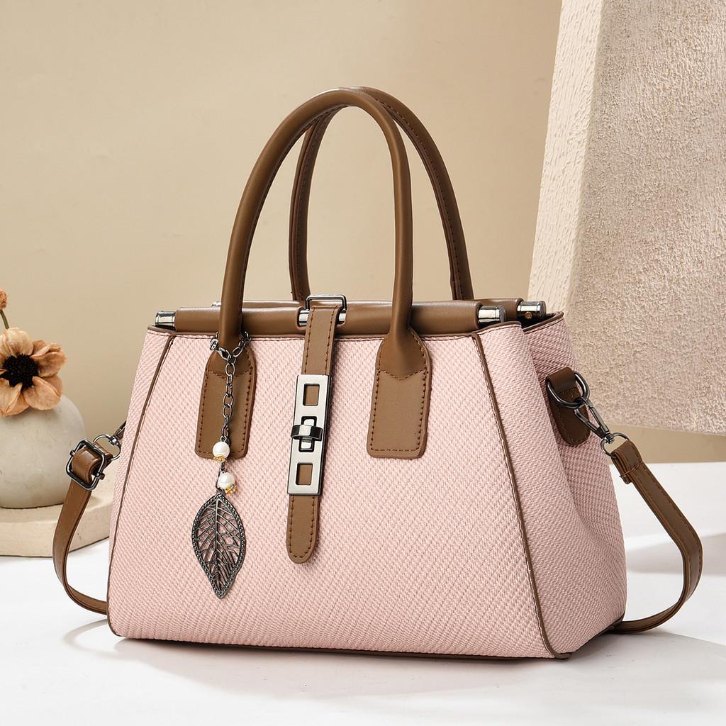 Кулон Листья Сумка Мода Пу Внутренние Отделения Элементы Стежка Прогулка Повседневный