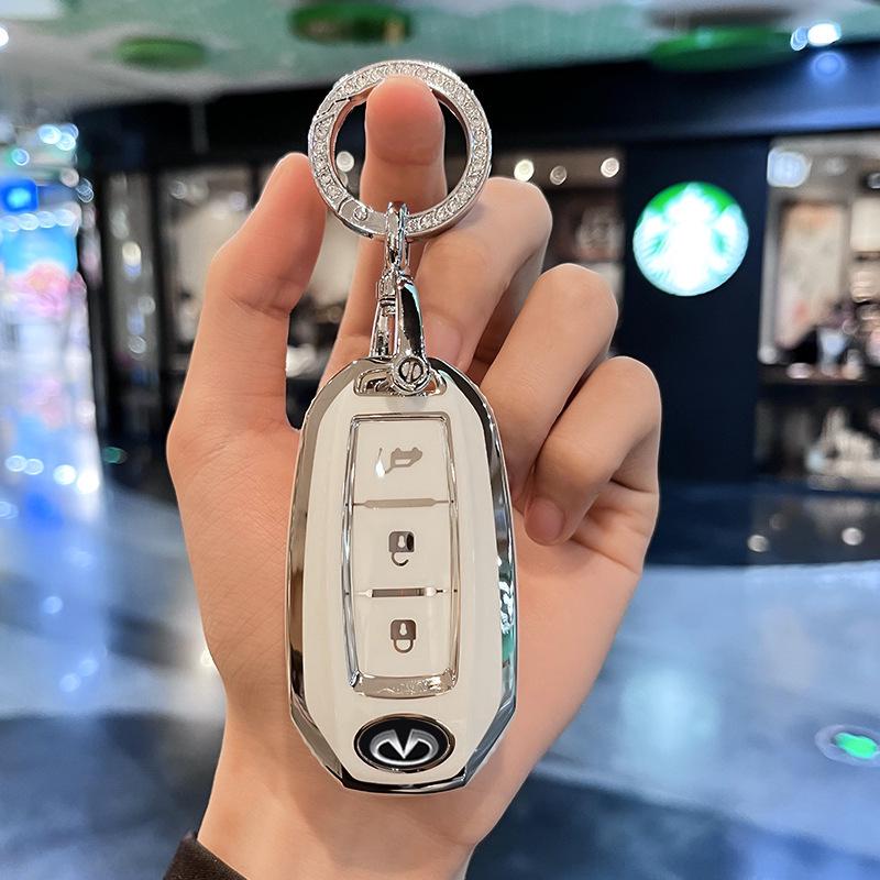 Совместимые чехлы для ключей Infiniti для Q50L, QX50, QX60, QX55, Q70, Q60 - Унисекс Дизайн