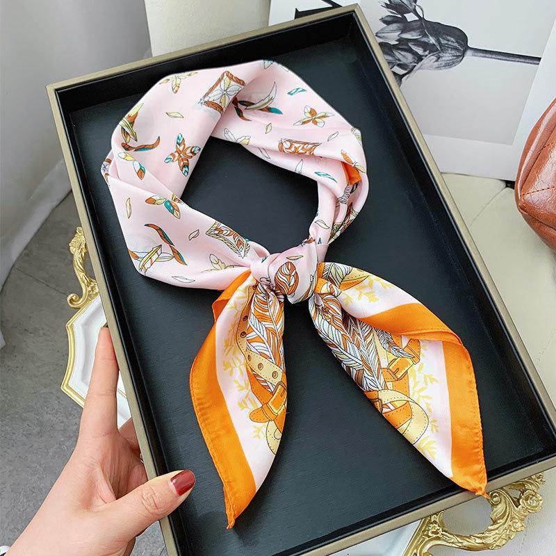 70 квадратных шарф шелковый шарф французский женский высококачественный шарф универсальный подходящий деревенский шарф-рубашка шарф