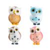 1Pcs DIY Craft Owls Figurine Home Decoration Micro Landscape Ornament Mini Animal Miniatures